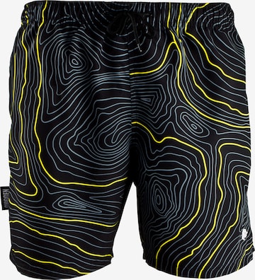 Guggen Mountain Badeshorts 'Boardshorts 2335' in Gelb: Vorderseite