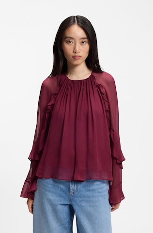 BOSS Bluse in Rot: Vorderseite