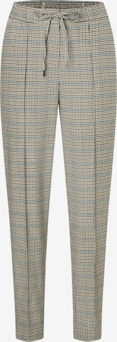 MORE & MORE Tapered Pleated Pants 'Higgins' in Beige: front