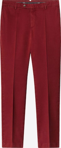 Hackett London Chino 'Kensington' in Rood: voorkant
