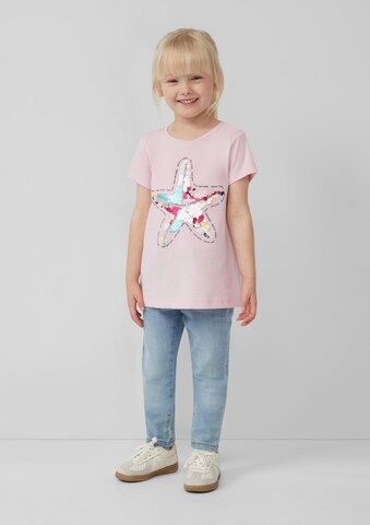 T-Shirt s.Oliver en rose : devant