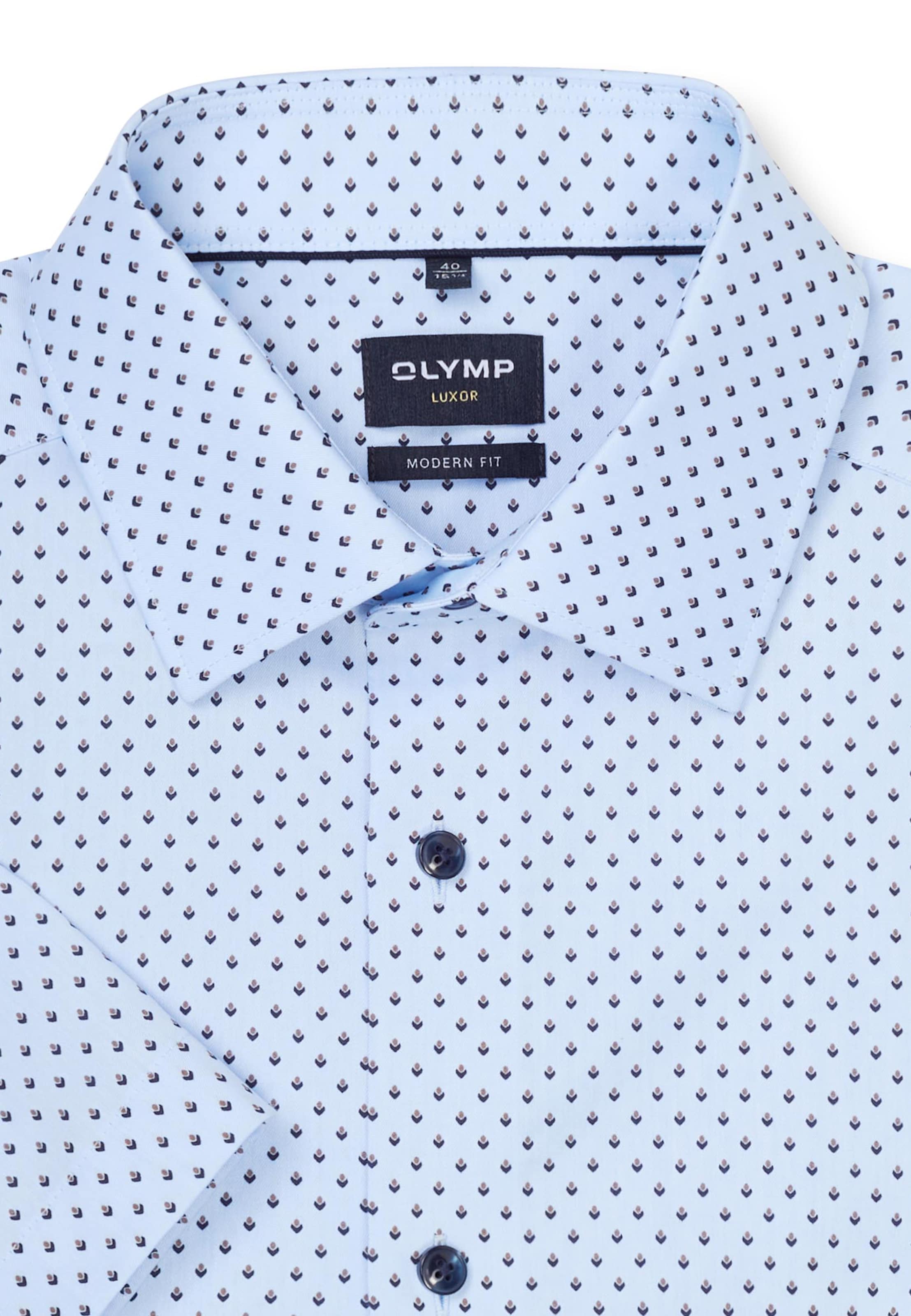 OLYMP Regular fit Button Up Shirt in Blue