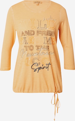 T-shirt 'Wanderlust' Soccx en orange : devant