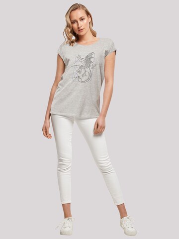 T-shirt 'Harry Potter Dragon' F4NT4STIC en gris