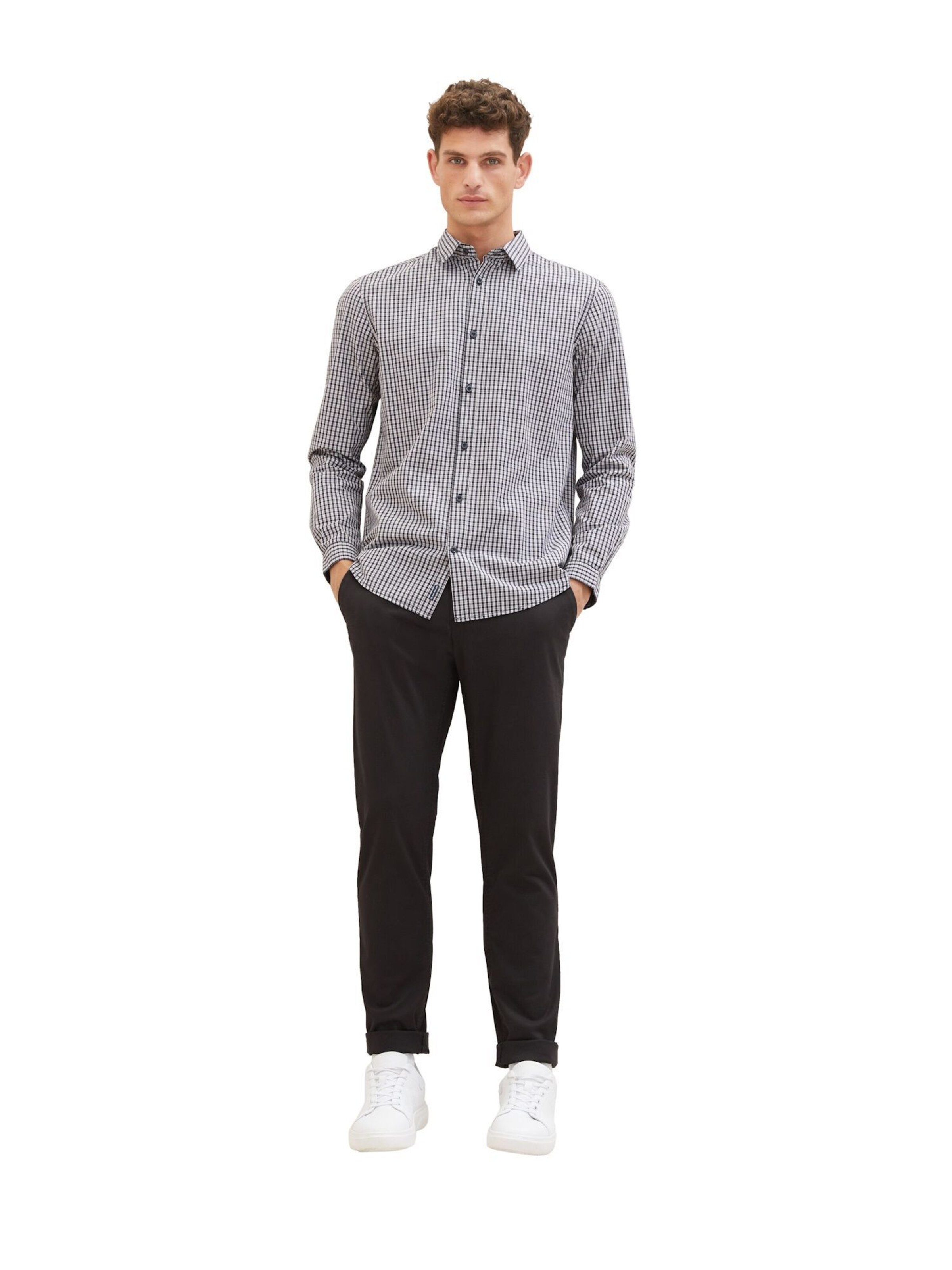TOM TAILOR Slim fit Chino Pants in Grey