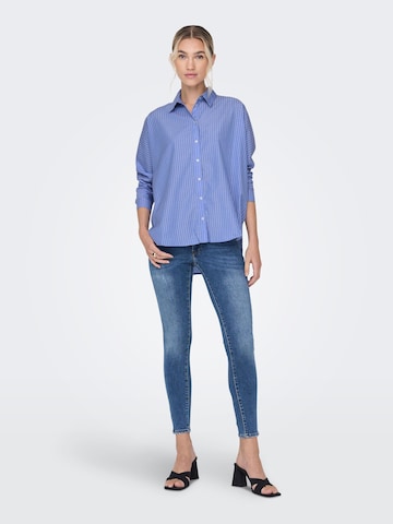ONLY Bluse 'Grace' in Blau