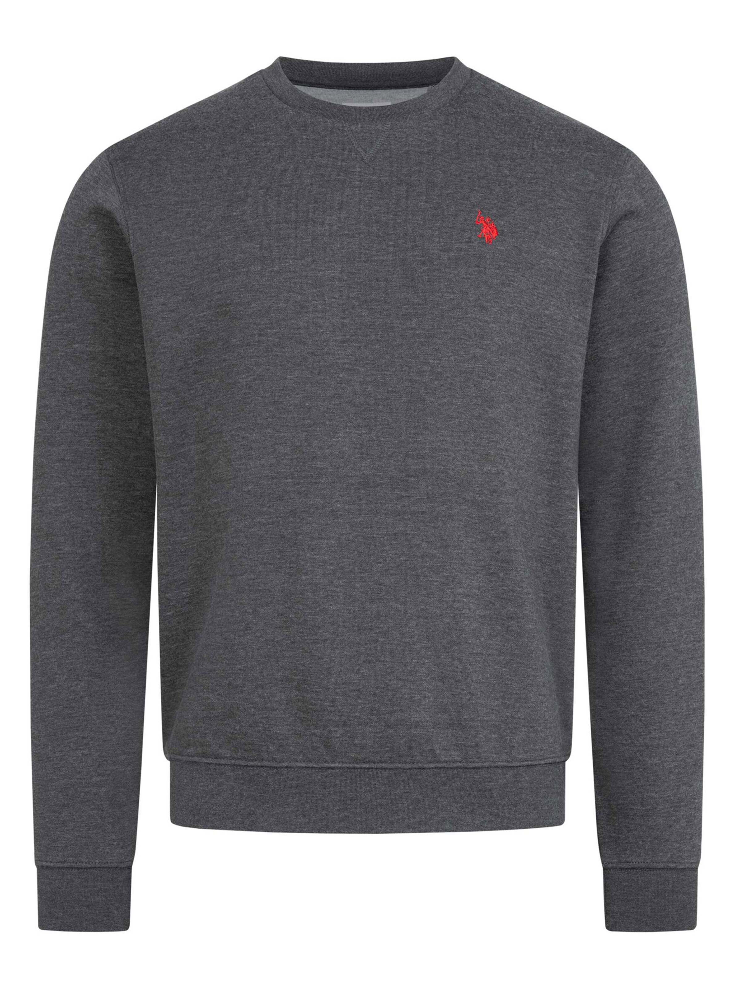 U.S. POLO ASSN. Sweatshirt in Grau: Vorderseite