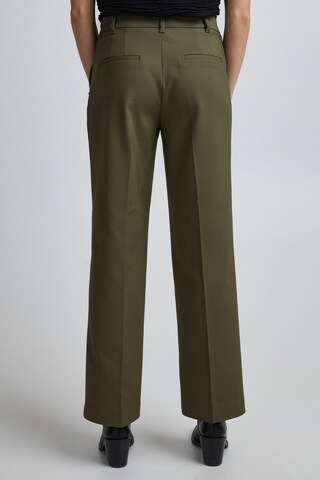 Wide leg Pantaloni con piega frontale 'BINDY HW' di PULZ Jeans in verde