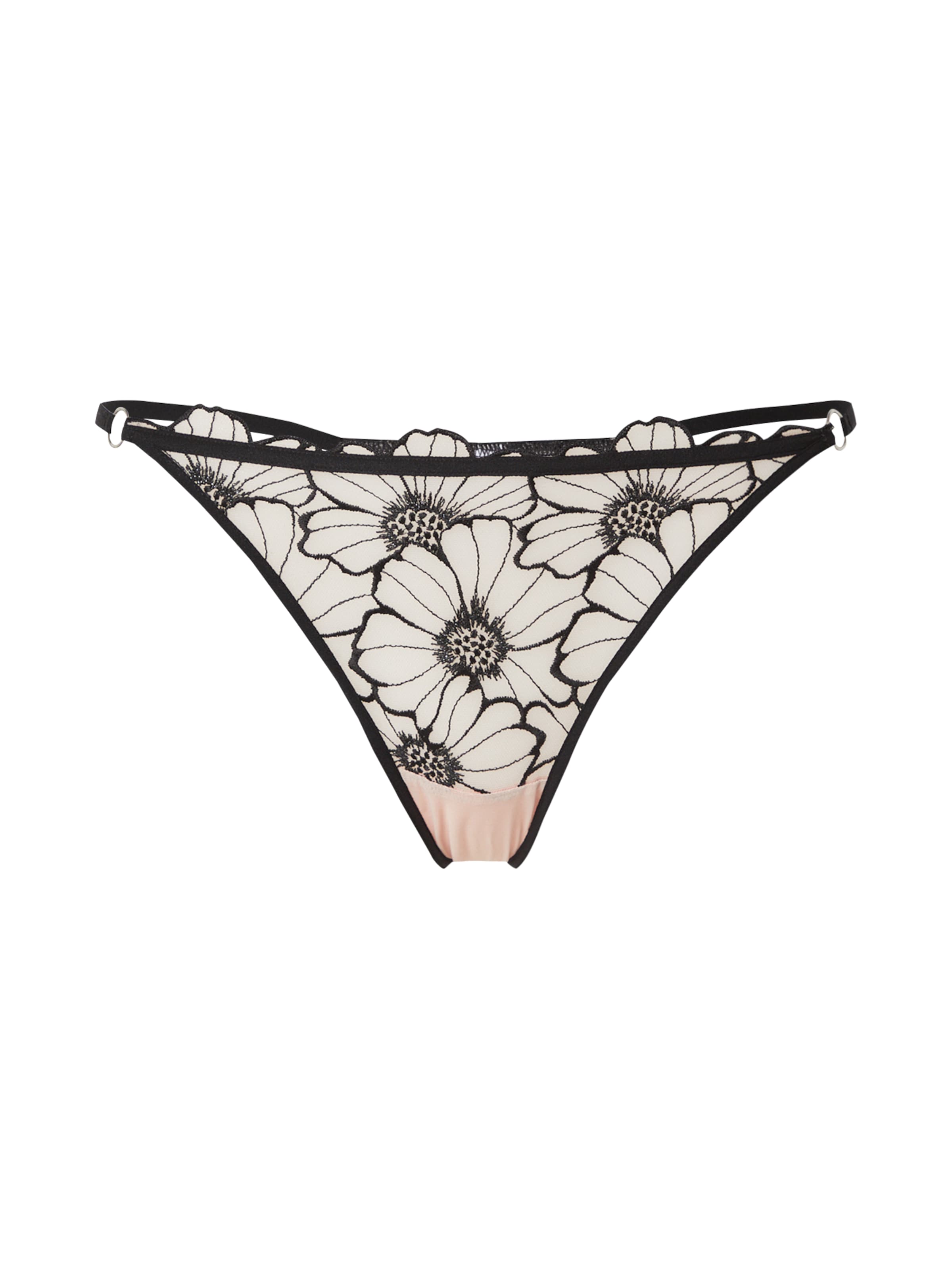 Chantelle String 'LUSH' in Schwarz: Vorderseite