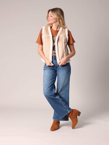 Gilet 'Svany' Deeluxe en beige