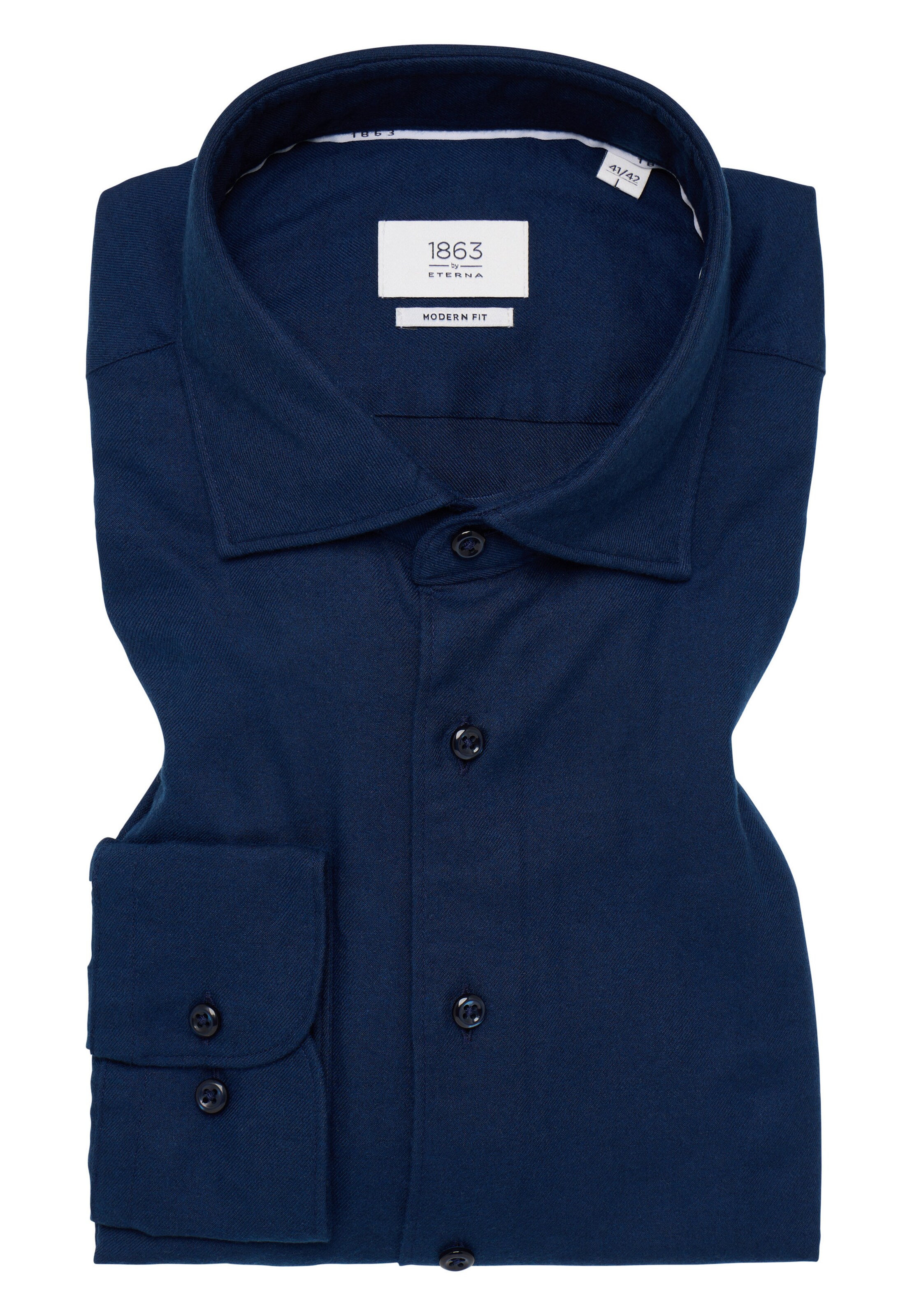 ETERNA Regular fit Zakelijk overhemd in Blauw