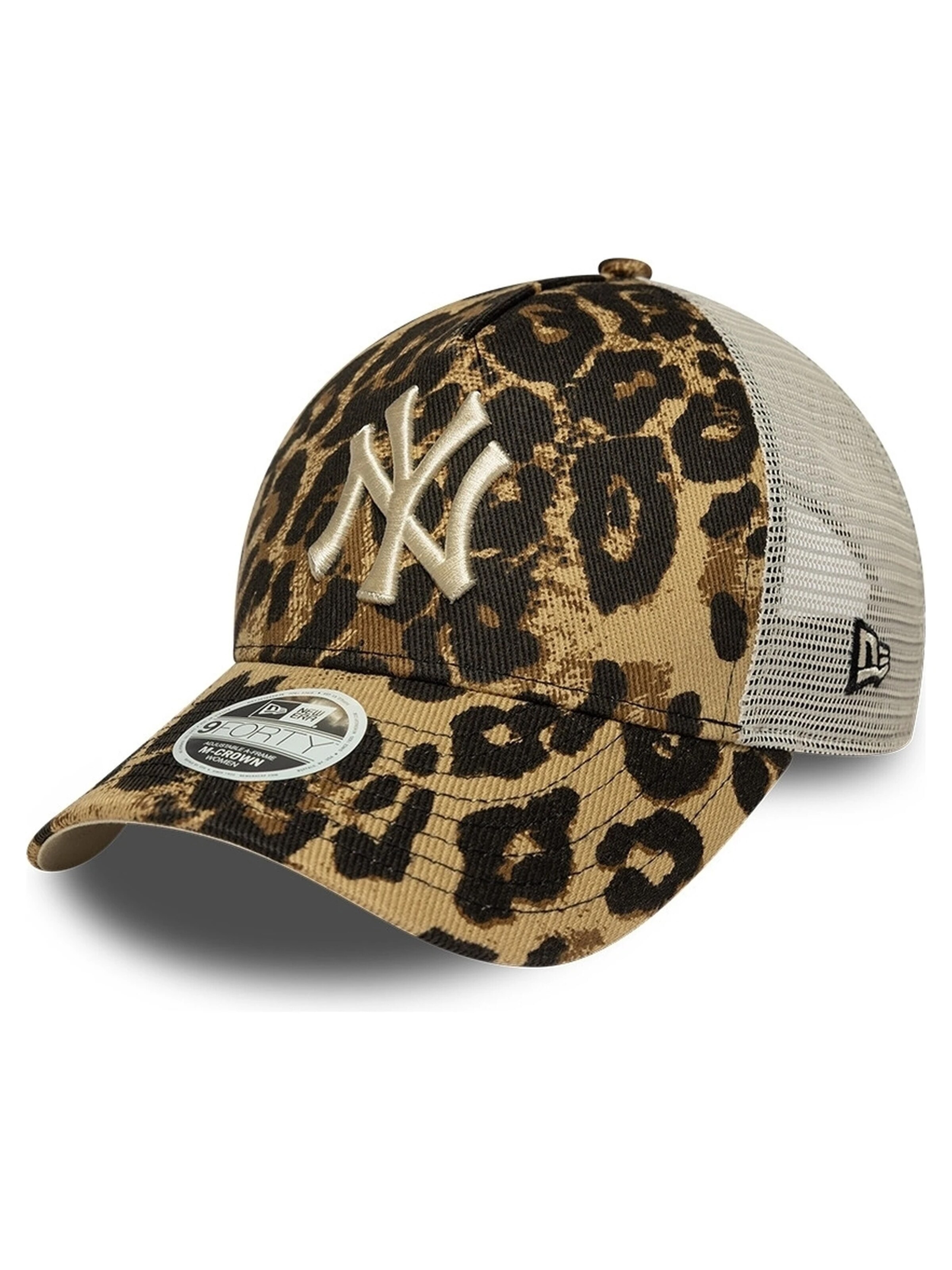 NEW ERA - Gorra 'Gorra new era marron yankees wmns leopard 940mc af trucker cap' en marrón