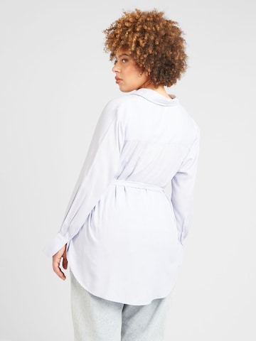 ABOUT YOU Curvy Bluse 'Talea' in Blau