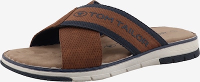 Šlepetės iš TOM TAILOR, spalva – tamsiai mėlyna jūros spalva / ruda, Prekių apžvalga