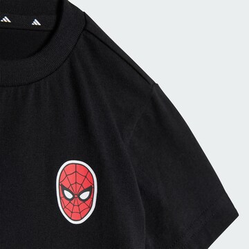 ADIDAS SPORTSWEAR Trainingspak 'Marvel Spider' in Zwart