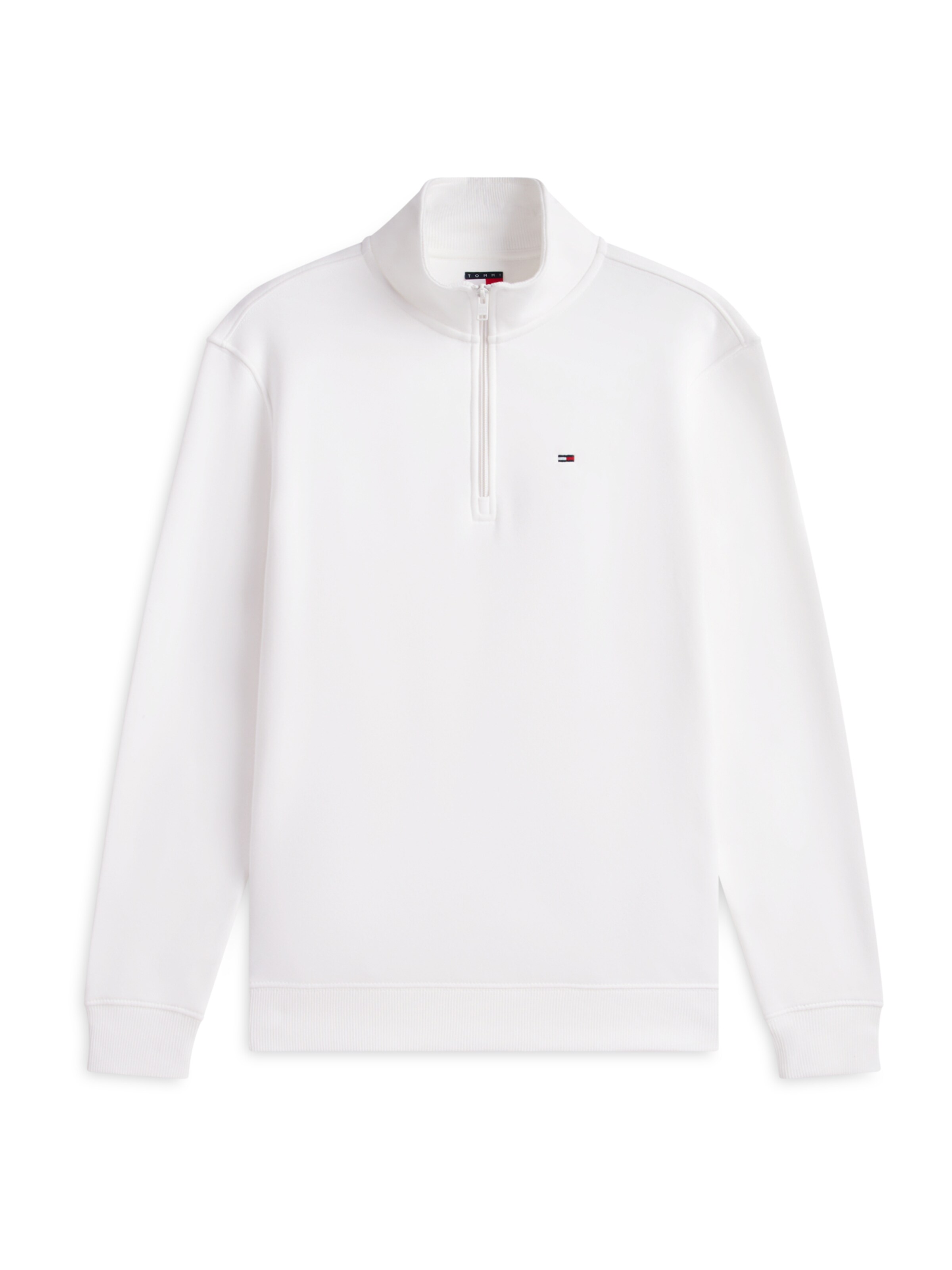 balta Tommy Jeans Megztinis be užsegimo: priekis