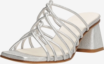 Henry Stevens Strap Sandals 'Harper SOS50' in Silver: front