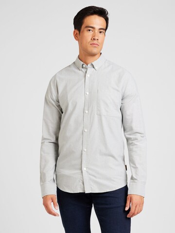 Only & Sons Regular fit Button Up Shirt 'ONSAlvaro' in Green: front