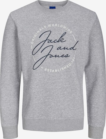 JACK & JONES Sweatshirt 'JERRY' in Grau: predná strana
