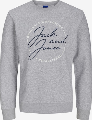 Bluză de molton 'JERRY' de la JACK & JONES pe gri: față