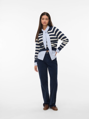 VERO MODA Wide Leg Hose in Blau