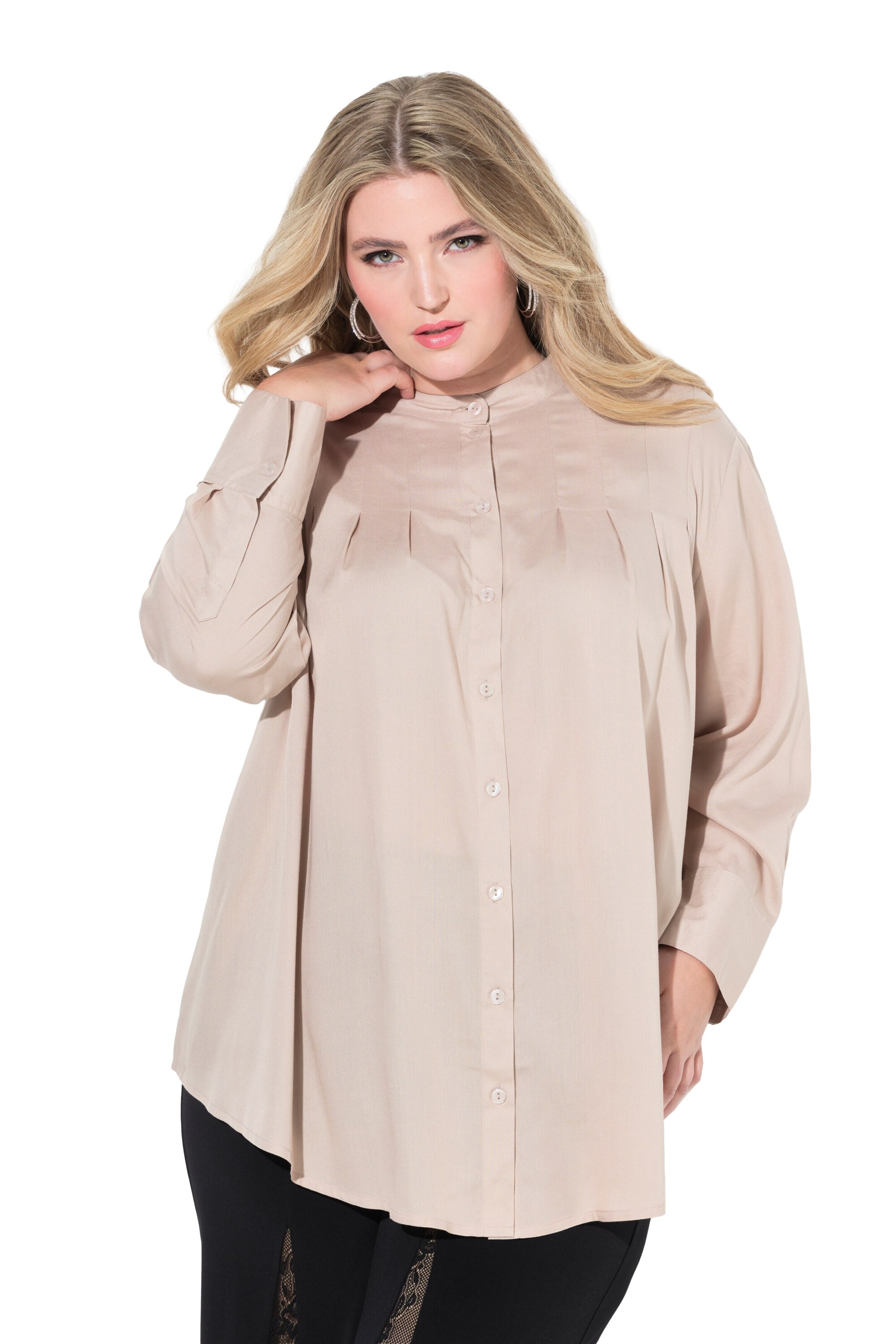 MIAMODA Blouse in Beige: front