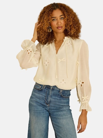 love & roses Блузка в Желтый: спереди