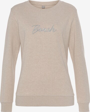 BENCH Sweatshirt i beige: framsida