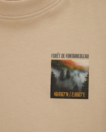 T-Shirt WE Fashion en beige