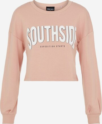 Sweat-shirt PIECES en rose