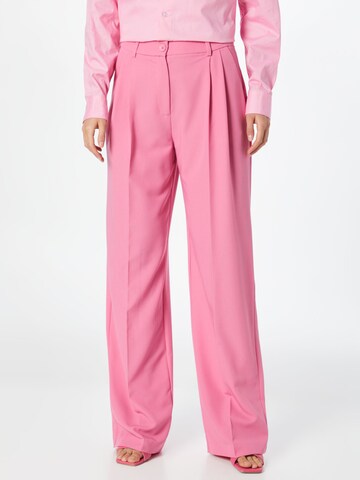 IMPERIAL Широка кройка Панталон с ръб в розово: отпред