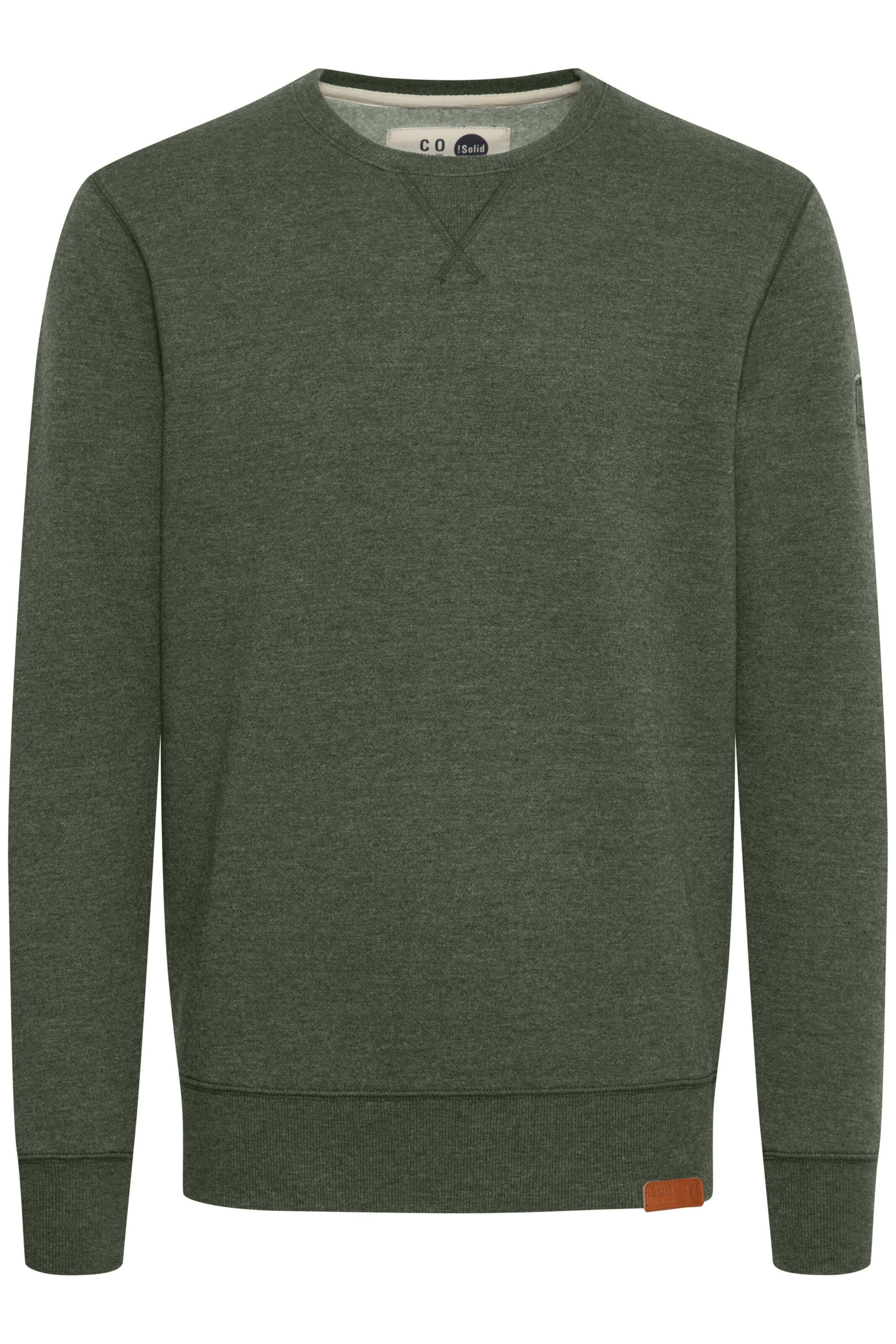 !Solid - Sweatshirt 'Trip' em verde: frente