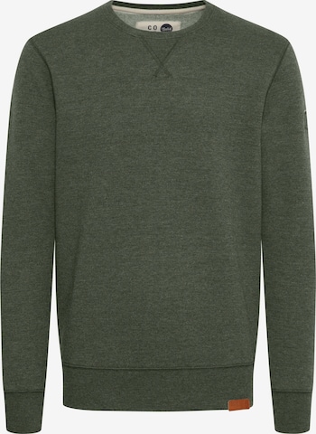 !Solid Sweatshirt 'Trip-O-Neck' in Green: front