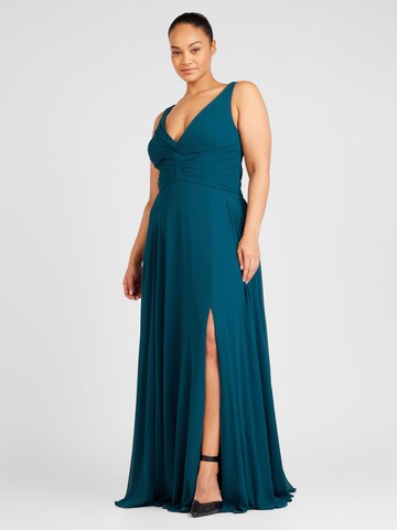 My Mascara Curves Evening Dress in Green: front