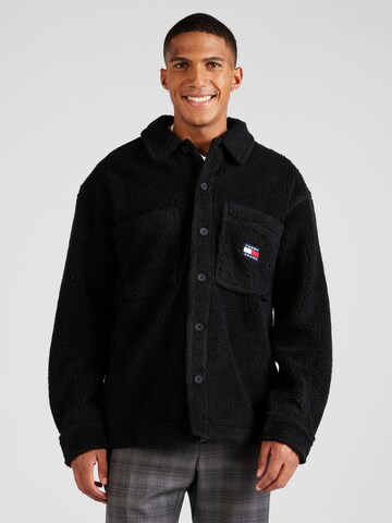 Tommy Jeans Between-season jacket in Black: front