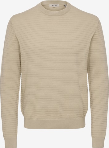 Only & Sons Свитер 'Storm' в Бежевый: спереди