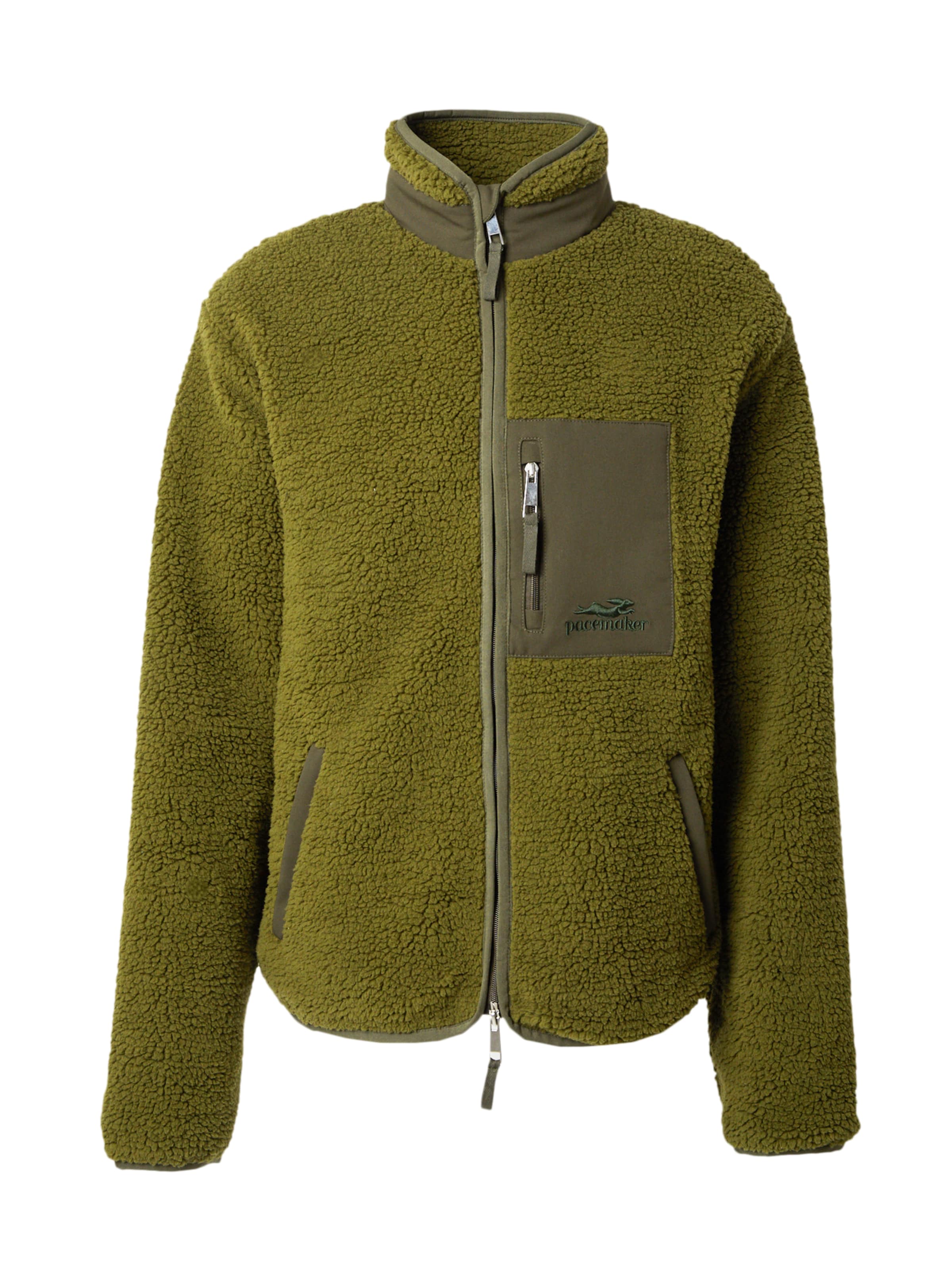 Pacemaker Fliisjakk 'Alessio', värv roheline: eest vaates