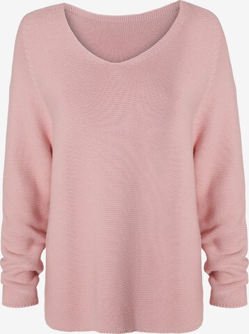 Pull-over 'Bori' TATUUM en rose : devant