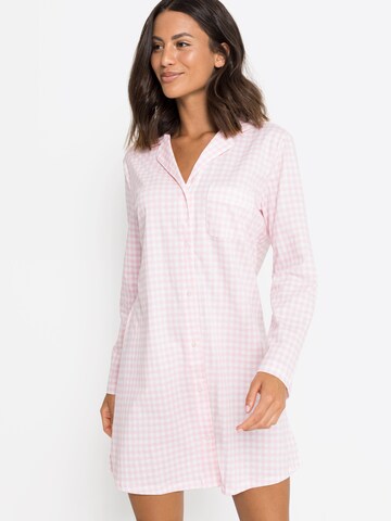 Chemise de nuit VIVANCE en rose : devant