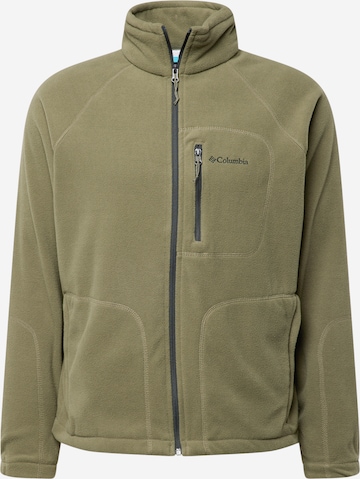 COLUMBIA Athletic fleece jacket 'Fast Trek II' in Green: front