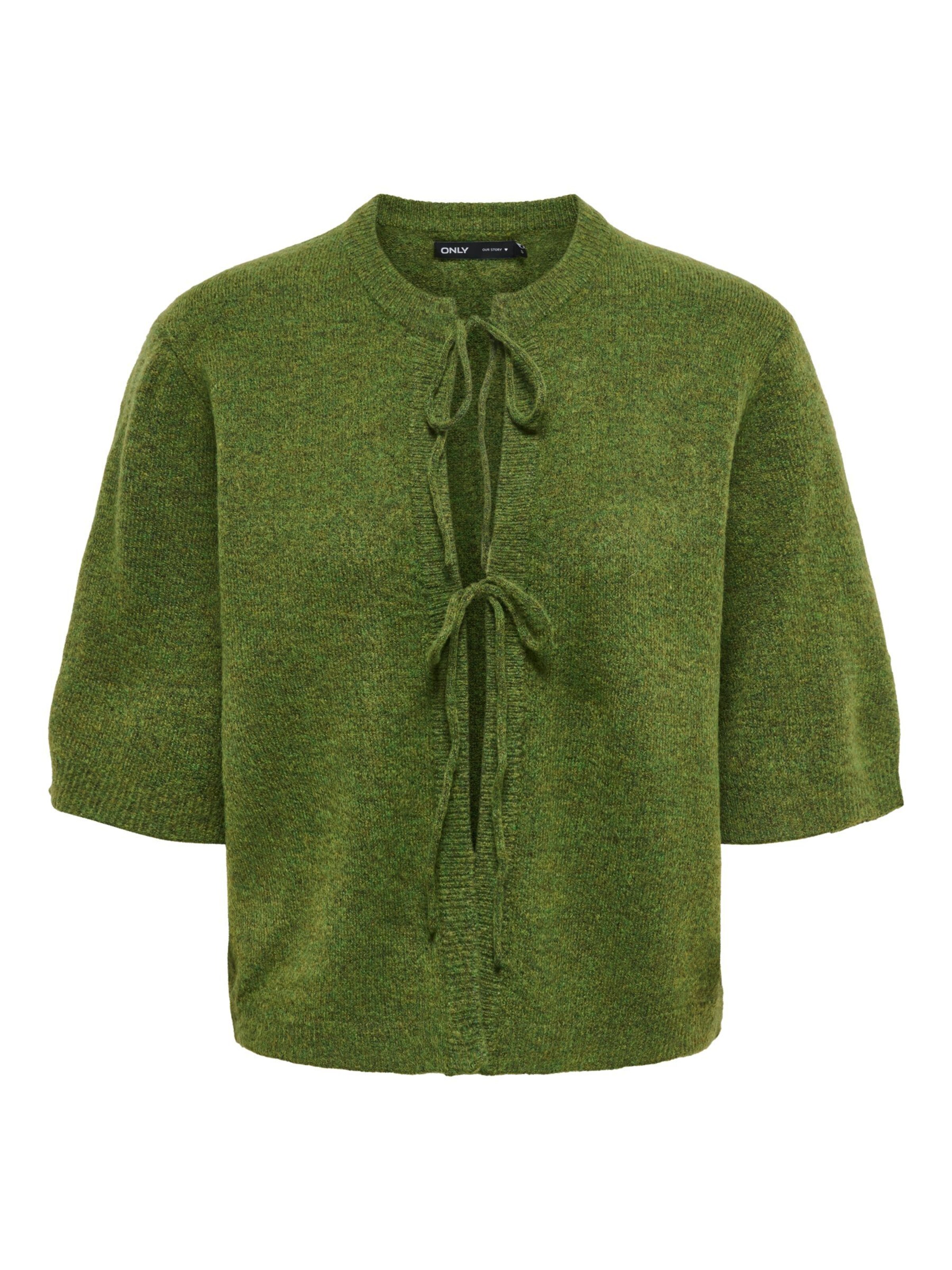 Cardigan 'ONLSimoni' ONLY en vert : devant
