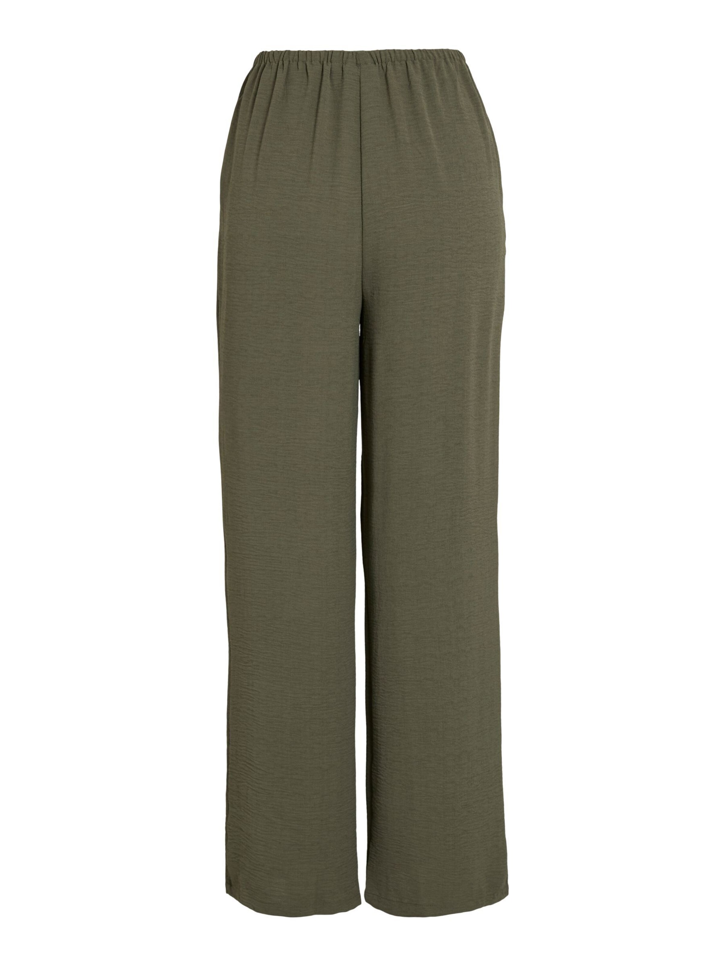 VILA Wide Leg Bukser 'VISurashil' i grøn