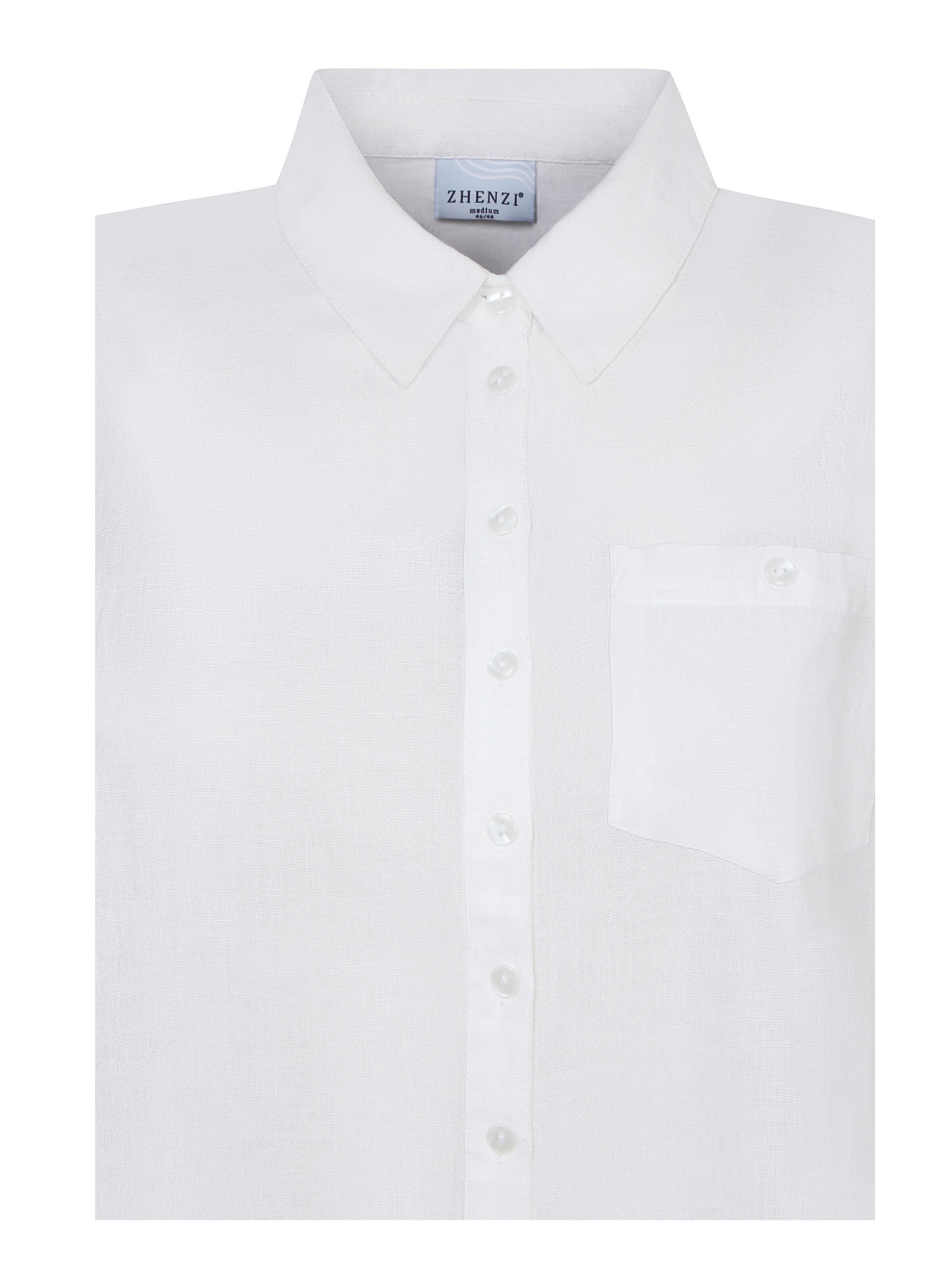 Zhenzi Bluse 'Hyla 795' i hvid