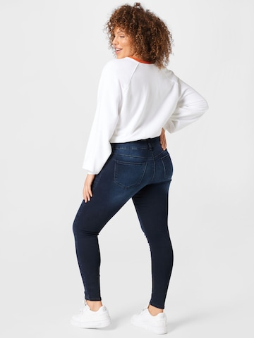 ONLY Carmakoma Skinny Jeans 'Annabel' in Blue