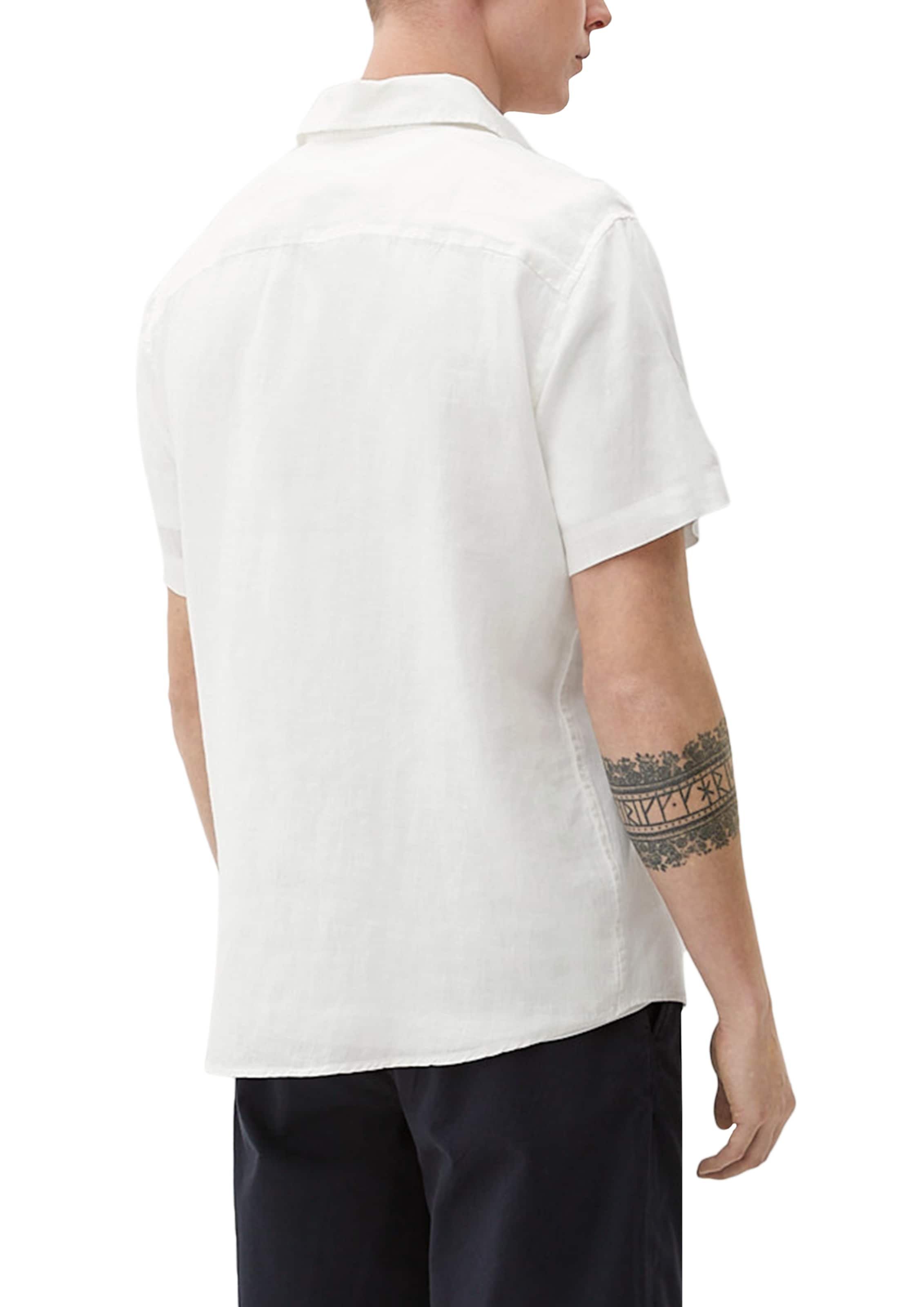 s.Oliver Regular fit Button Up Shirt in White