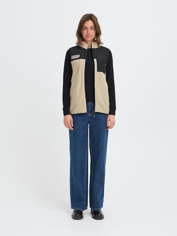 Oxmo - Colete ' OXNETE FLEECE ' em bege
