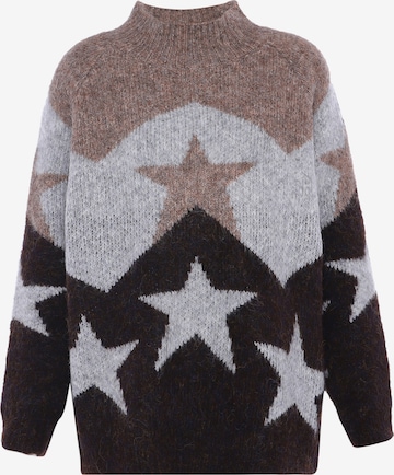 Jalene Neulepaita värissä musta: etupuoli