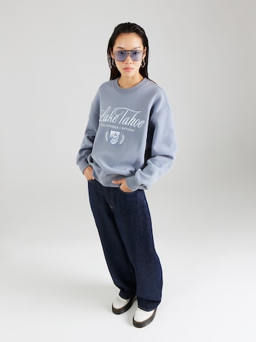 Abercrombie & Fitch Sweatshirt 'SUNDAY' in Blue