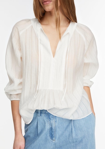 COMMA Bluse in Weiß