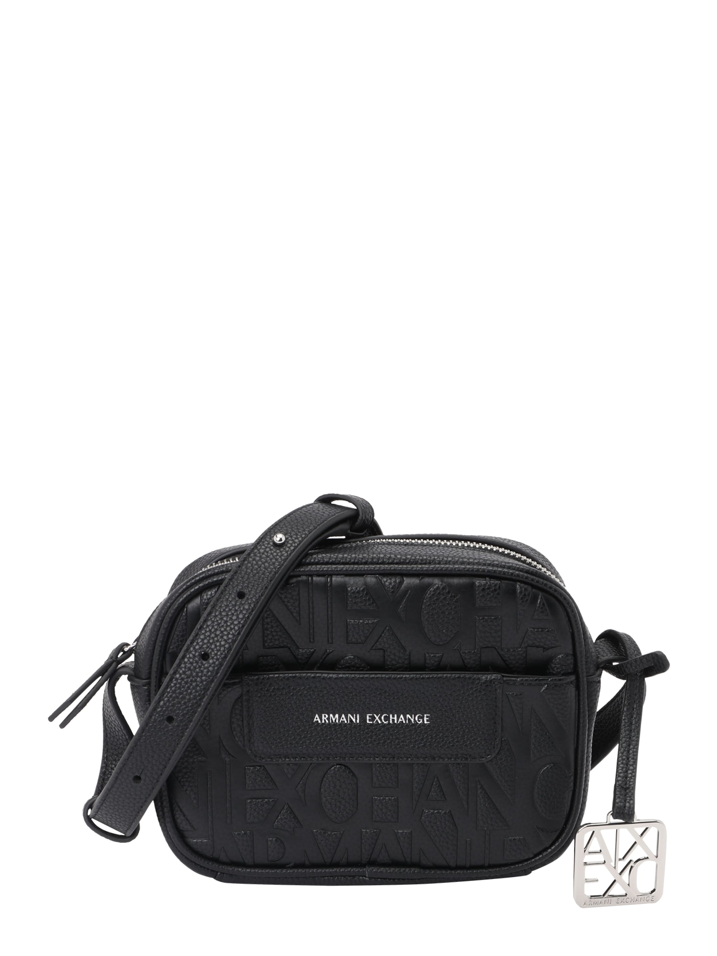 ARMANI EXCHANGE Crossbody bag 'LIZ PEBBLE' in Black: front